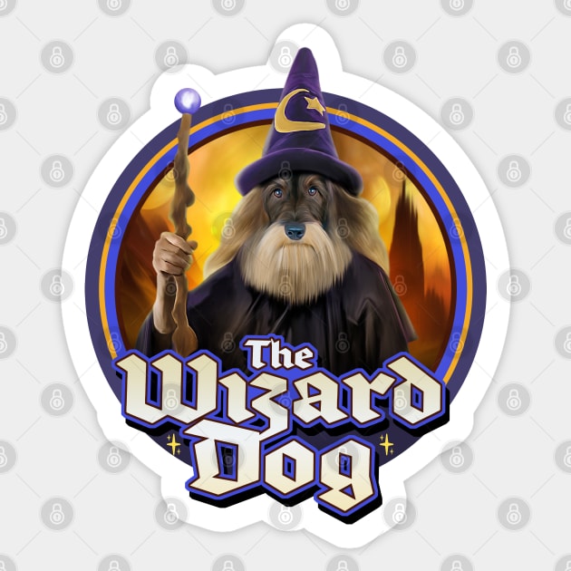 The wizard dog Sticker by Puppy & cute